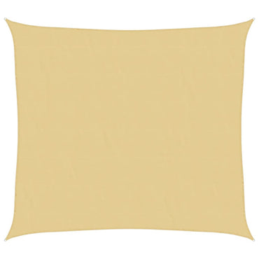 vidaXL Sonnensegel Sandfarbe 3x2,5 m 100% Polyester Oxford