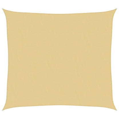 vidaXL Sonnensegel Sandfarbe 3x2,5 m 100% Polyester Oxford