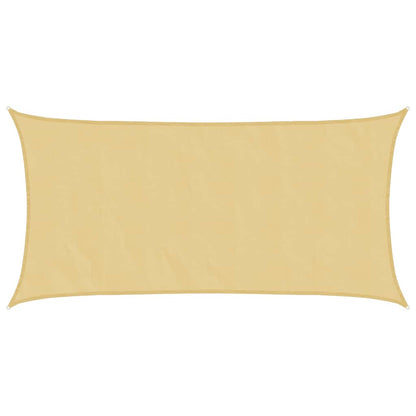vidaXL Sonnensegel Sandfarbe 4,5x2,5 m 100% Polyester Oxford