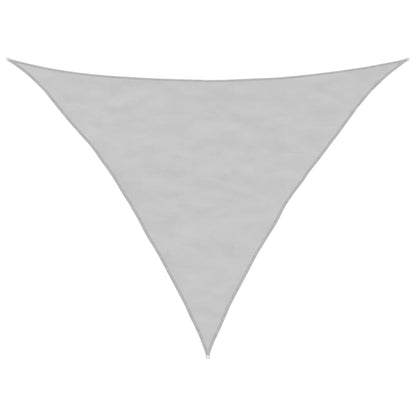 vidaXL Sonnensegel Hellgrau 3,5x3,5x4,9 m 100% Polyester Oxford