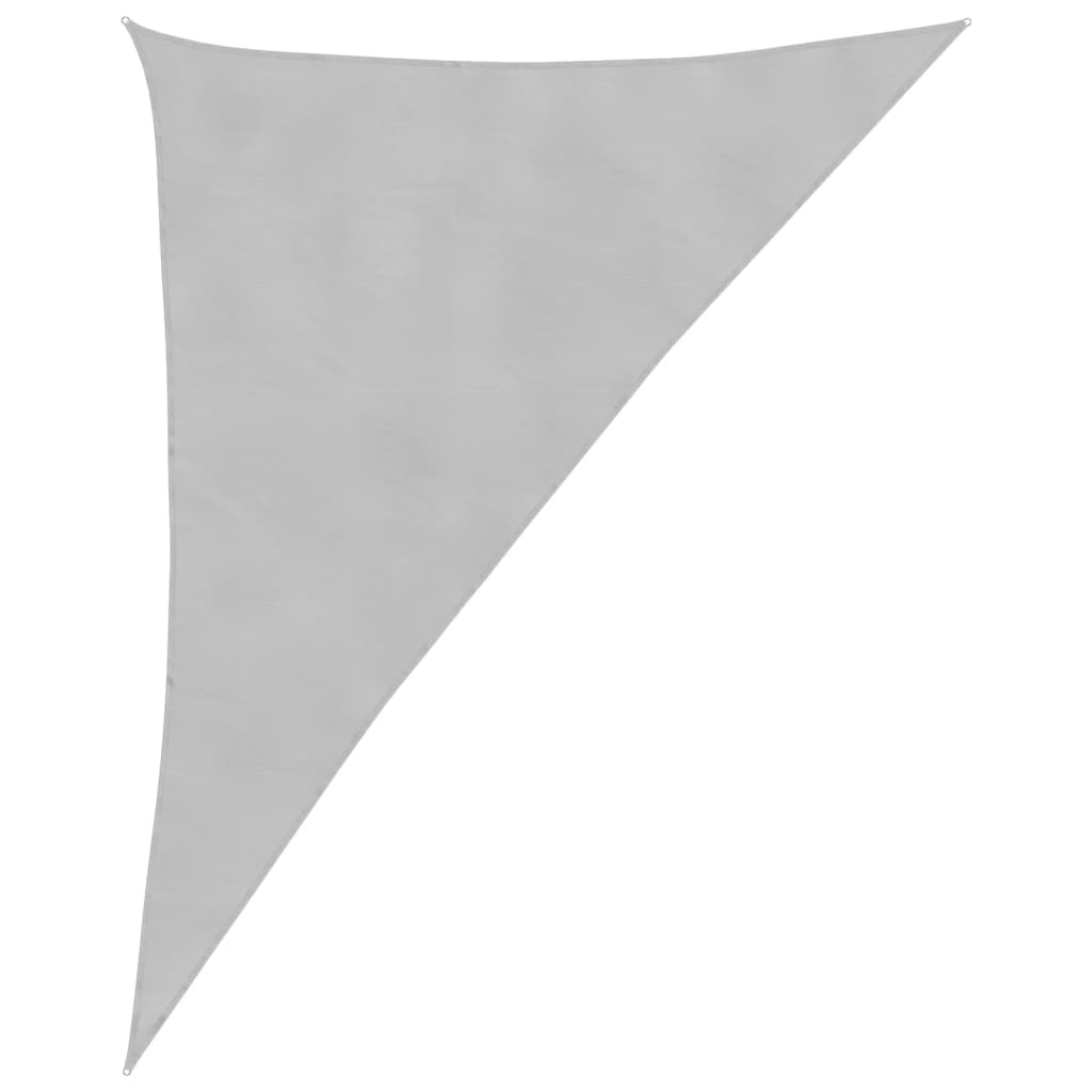 vidaXL Voile d'ombrage Gris clair 4x5x6,4 m 100 % polyester Oxford