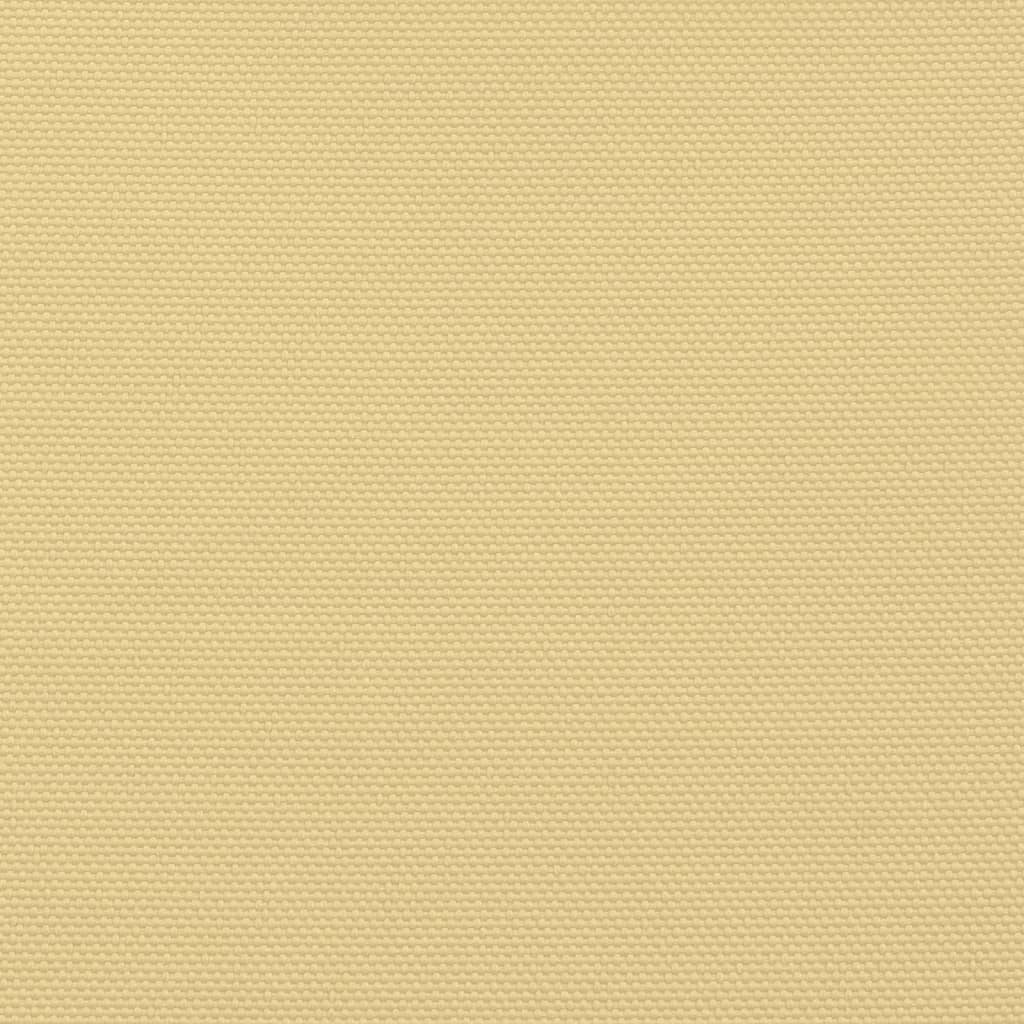 vidaXL Sonnensegel Sandfarbe 5x6x6 m 100% Polyester Oxford