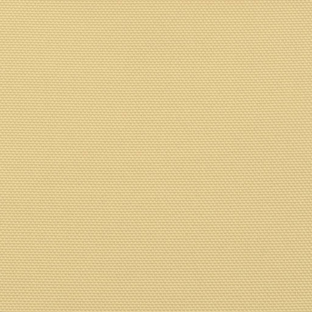 vidaXL Sonnensegel Sandfarbe 5x7x7 m 100% Polyester Oxford