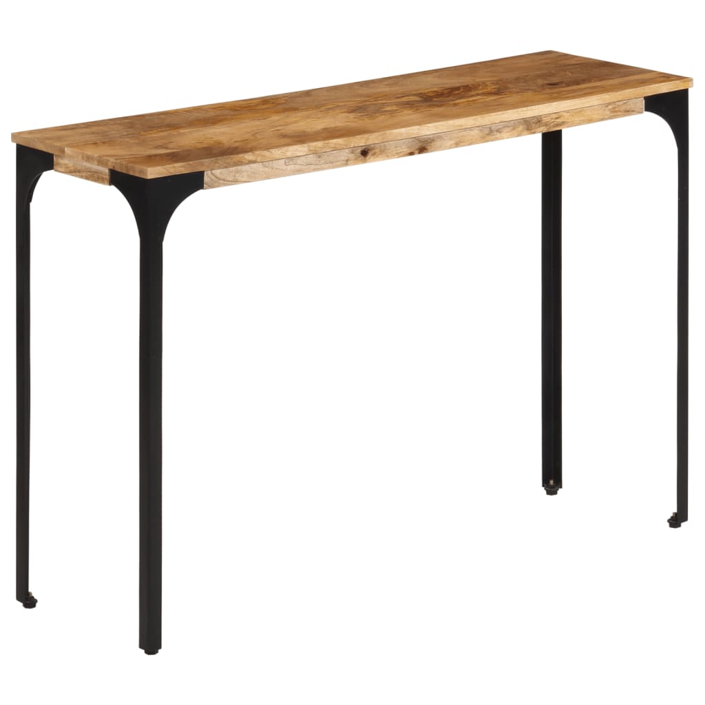 vidaXL Konsolentisch Braun 110x35x76 cm Massivholz Mango und Eisen