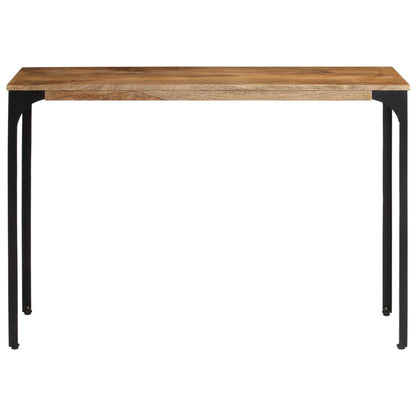 vidaXL Konsolentisch Braun 110x35x76 cm Massivholz Mango und Eisen