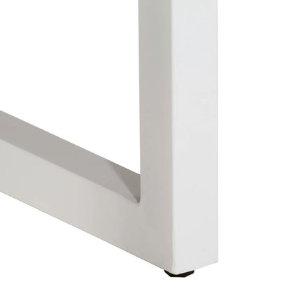 vidaXL Konsolentisch Braun 110x35x76 cm Massivholz Mango und Eisen