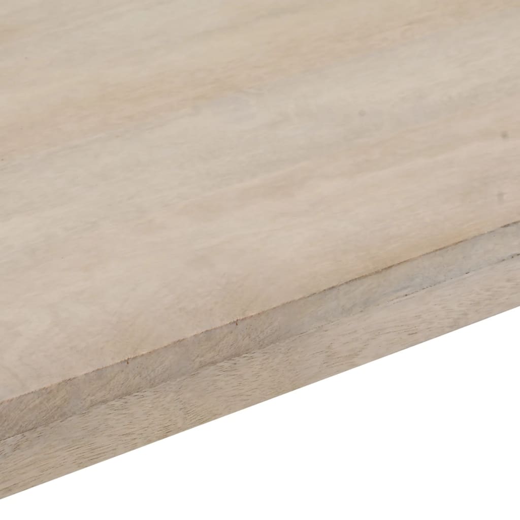 vidaXL Konsolentisch Braun 110x35x76 cm Massivholz Mango und Eisen