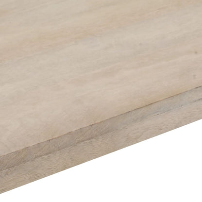 vidaXL Konsolentisch Braun 110x35x76 cm Massivholz Mango und Eisen
