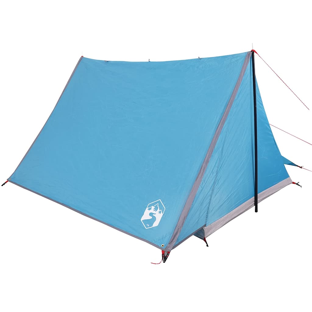 vidaXL Campingzelt 2 Personen Blau Wasserfest