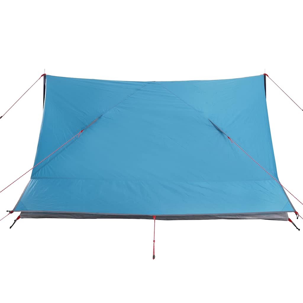 vidaXL Campingzelt 2 Personen Blau Wasserfest