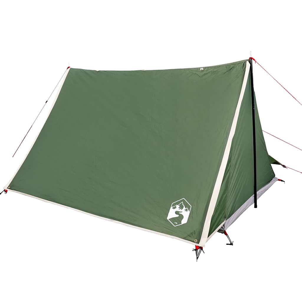 vidaXL Campingzelt 2 Personen Grün Wasserfest