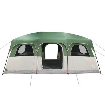 vidaXL Tente familiale pour 10 personnes Verte Imperméable