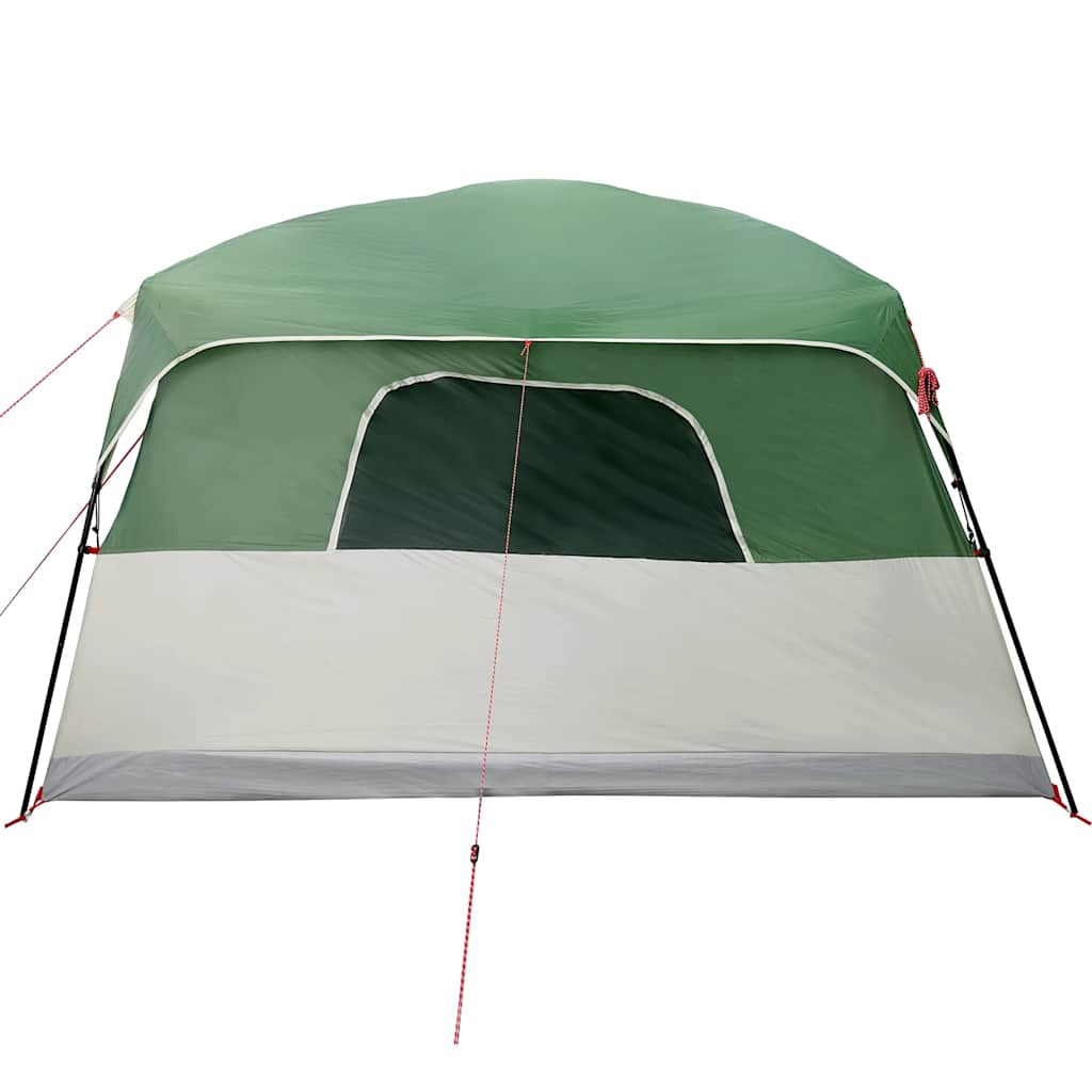 vidaXL Tente familiale pour 10 personnes Verte Imperméable