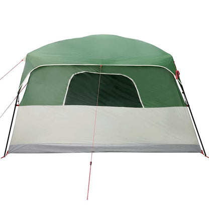 vidaXL Tente familiale pour 10 personnes Verte Imperméable