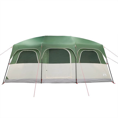 vidaXL Tente familiale pour 10 personnes Verte Imperméable
