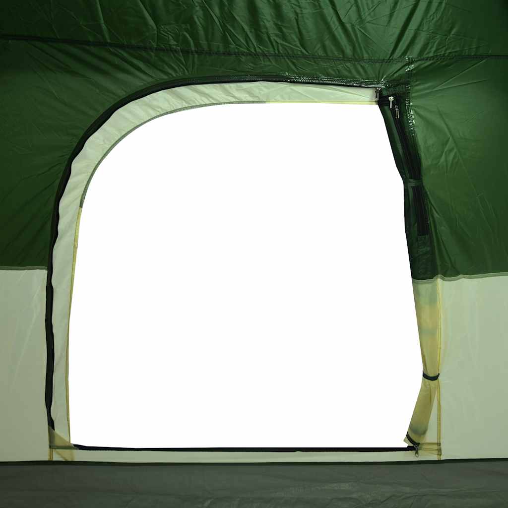 vidaXL Campingzelt 4 Personen Grün Wasserdicht