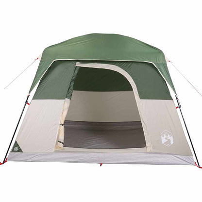 vidaXL Campingzelt 4 Personen Grün Wasserdicht