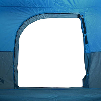vidaXL Campingzelt 4 Personen Blau Wasserdicht