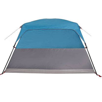 vidaXL Campingzelt 4 Personen Blau Wasserdicht