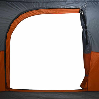 vidaXL Campingzelt 4 Personen Orange Wasserdicht