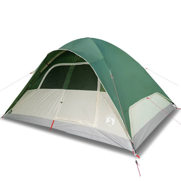 vidaXL Tente dôme familiale 6 personnes verte imperméable
