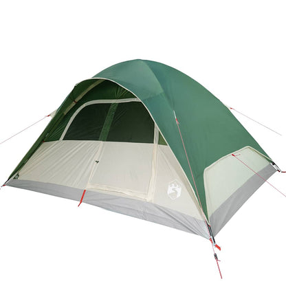 vidaXL Tente dôme familiale 6 personnes verte imperméable