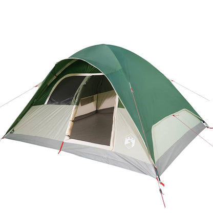 vidaXL Tente dôme familiale 6 personnes verte imperméable