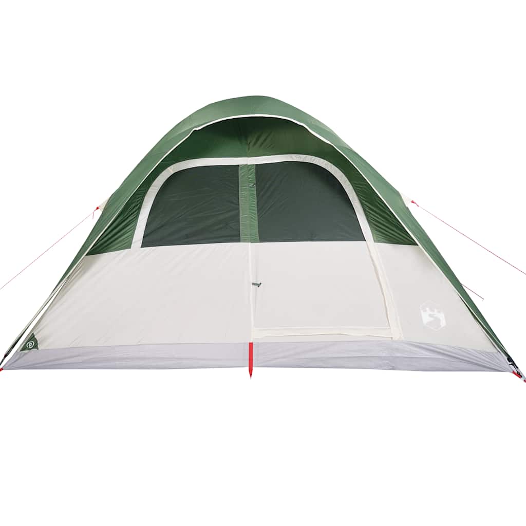 vidaXL Tente dôme familiale 6 personnes verte imperméable