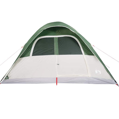 vidaXL Tente dôme familiale 6 personnes verte imperméable