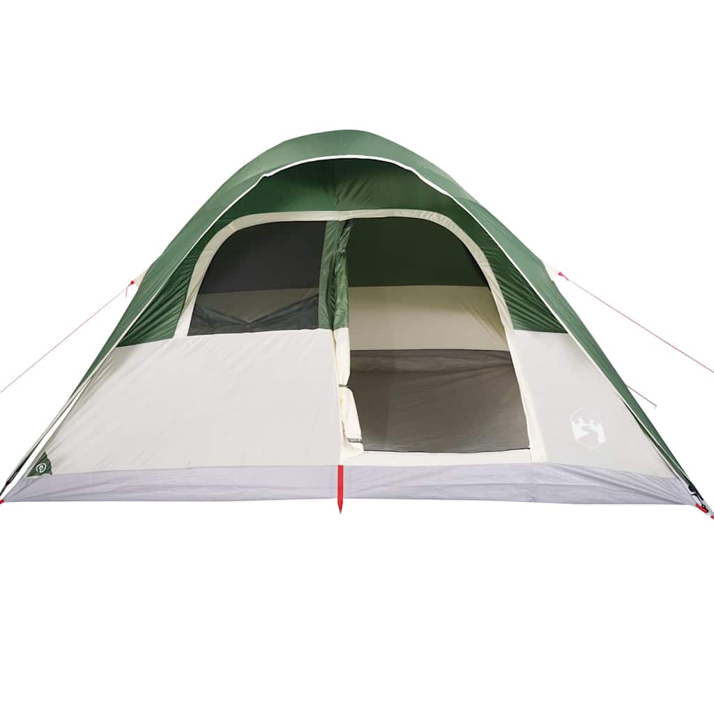 vidaXL Tente dôme familiale 6 personnes verte imperméable