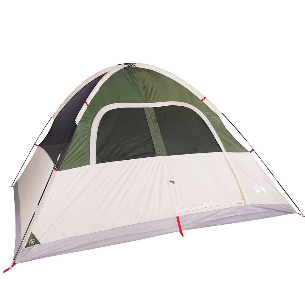 vidaXL Tente dôme familiale 6 personnes verte imperméable