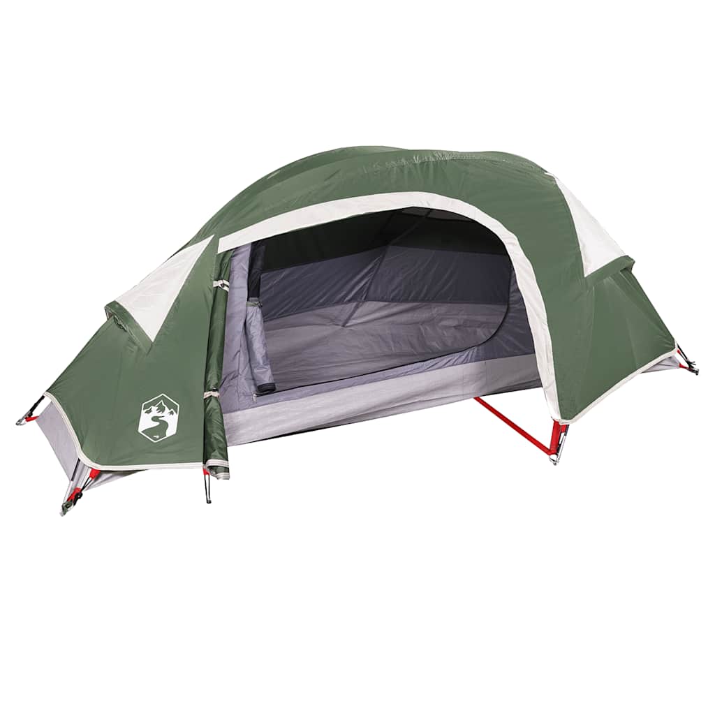 vidaXL Kuppel-Campingzelt 1 Person Grün Wasserdicht