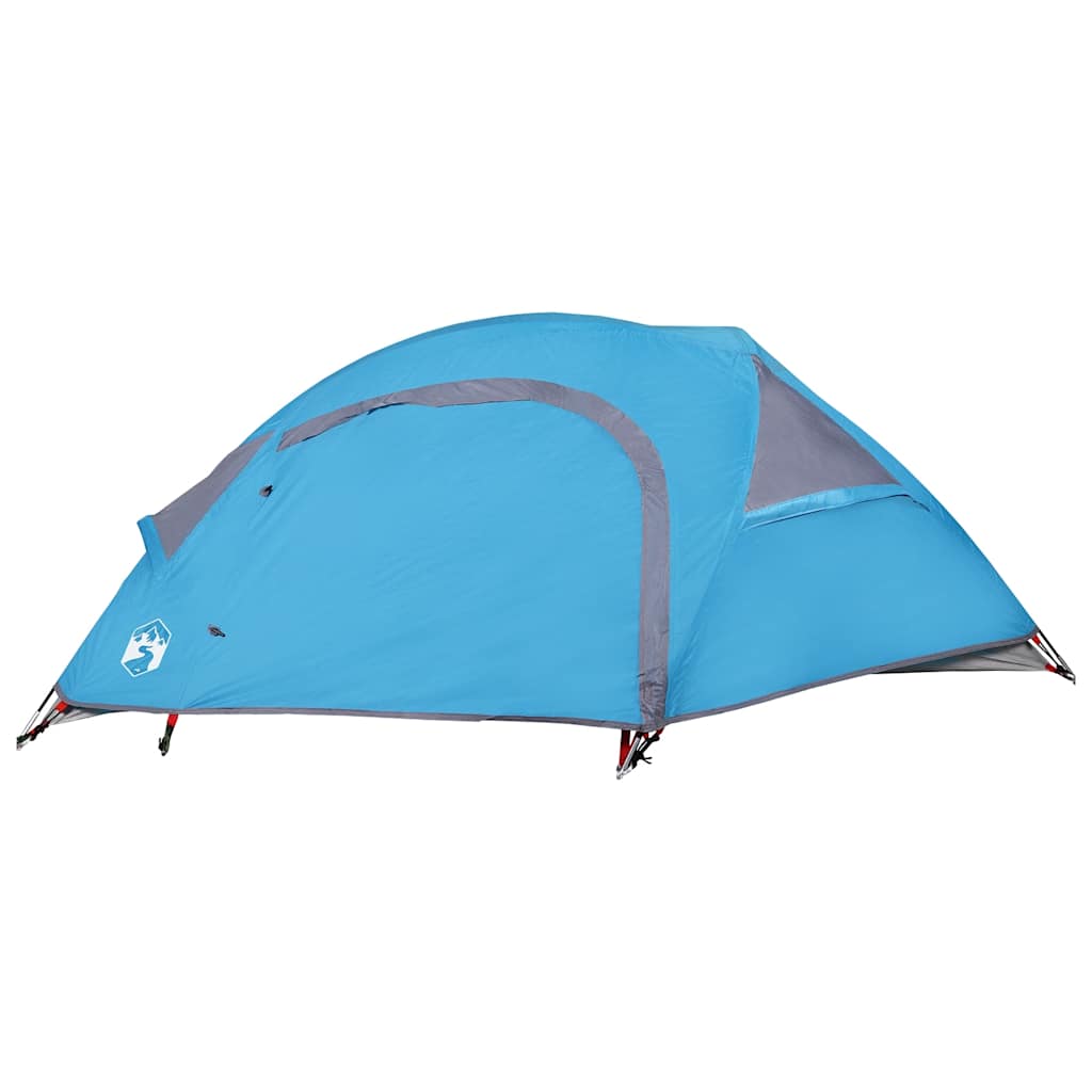 vidaXL Kuppel-Campingzelt 1 Person Blau Wasserdicht