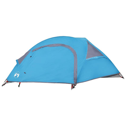 vidaXL Kuppel-Campingzelt 1 Person Blau Wasserdicht