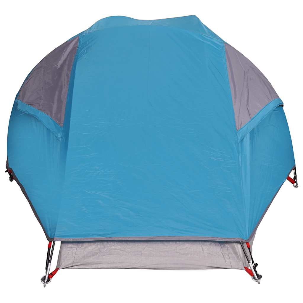 vidaXL Kuppel-Campingzelt 1 Person Blau Wasserdicht