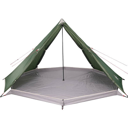 vidaXL Tipi-Familienzelt 8 Personen Grün Wasserdicht