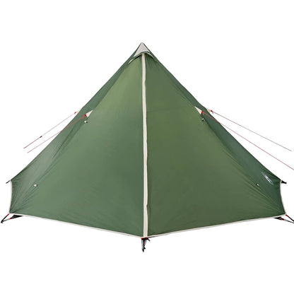 vidaXL Tipi-Familienzelt 8 Personen Grün Wasserdicht