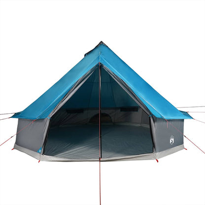 vidaXL Tipi-Familienzelt 6 Personen Blau Wasserdicht