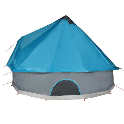 vidaXL Tipi-Familienzelt 10 Personen Blau Wasserdicht