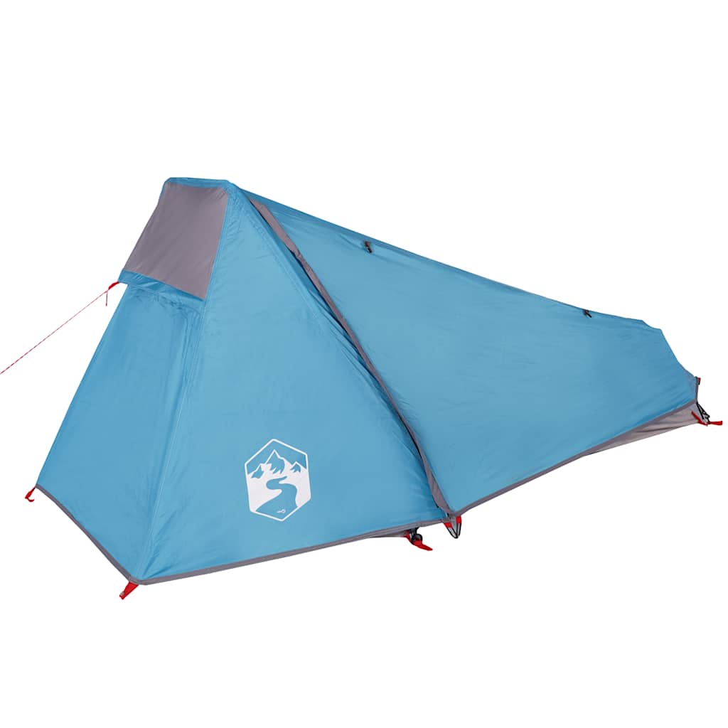 vidaXL Tunnelzelt 1 Person Blau Wasserdicht