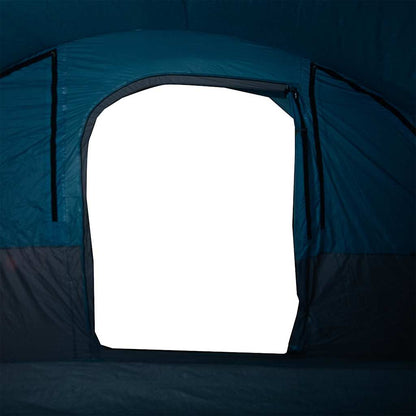 vidaXL Tunnel-Familienzelt 7 Personen Blau Wasserdicht