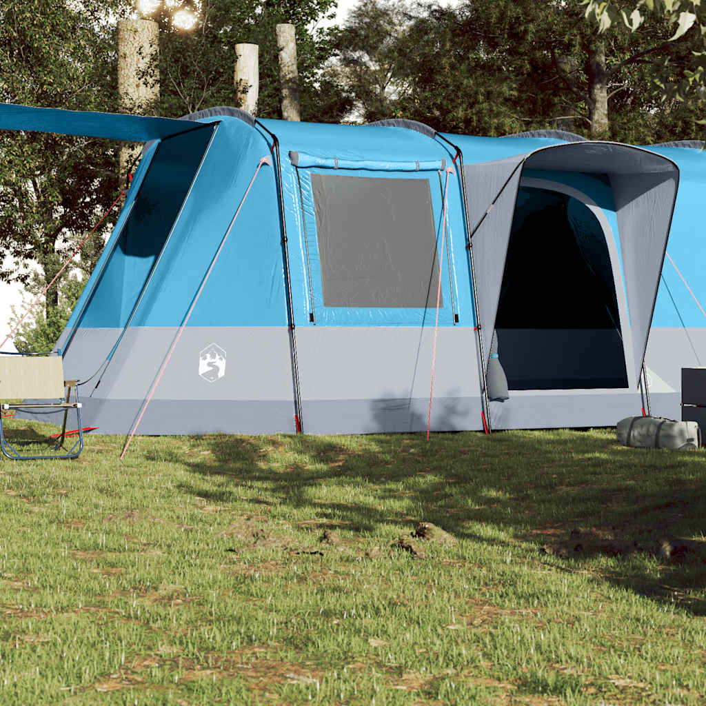 vidaXL Tunnelzelt 4 Personen Blau Wasserdicht