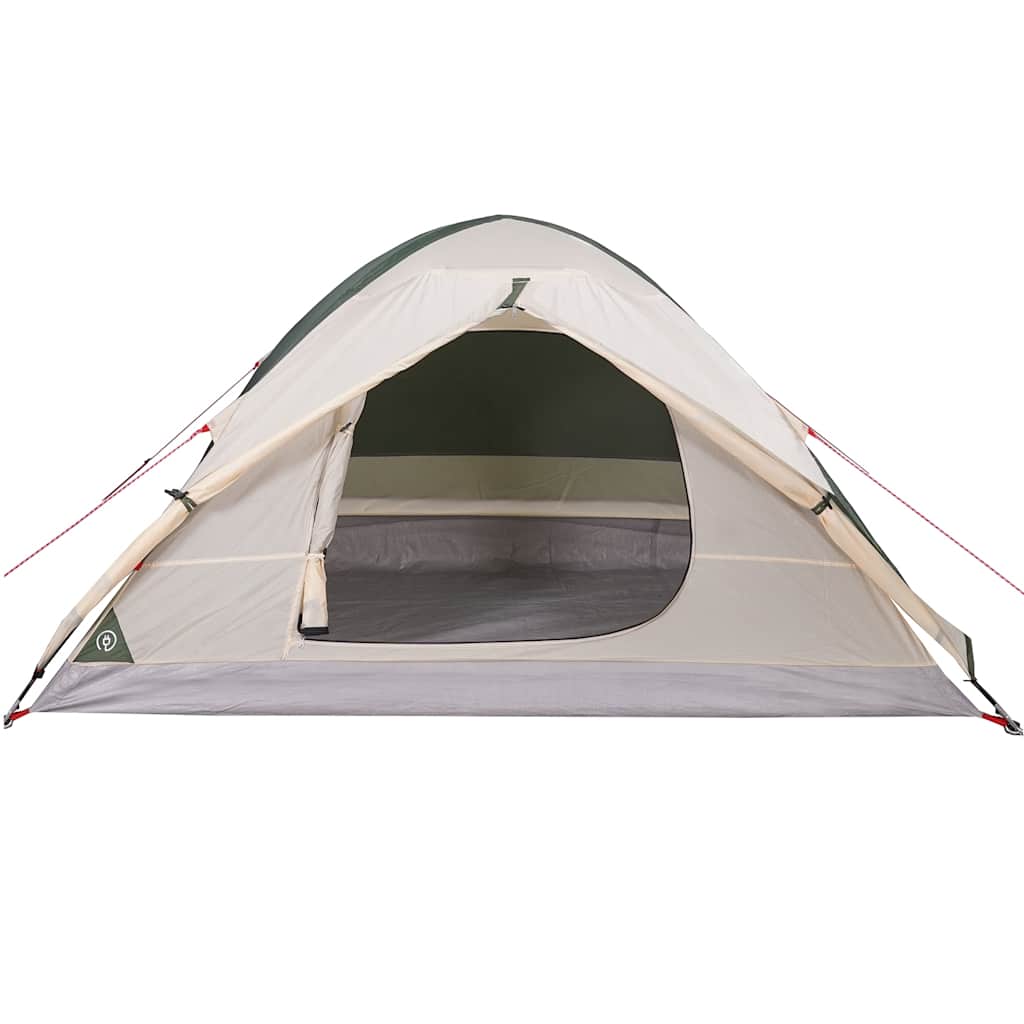 vidaXL Kuppel-Campingzelt 2 Personen Grün Wasserdicht