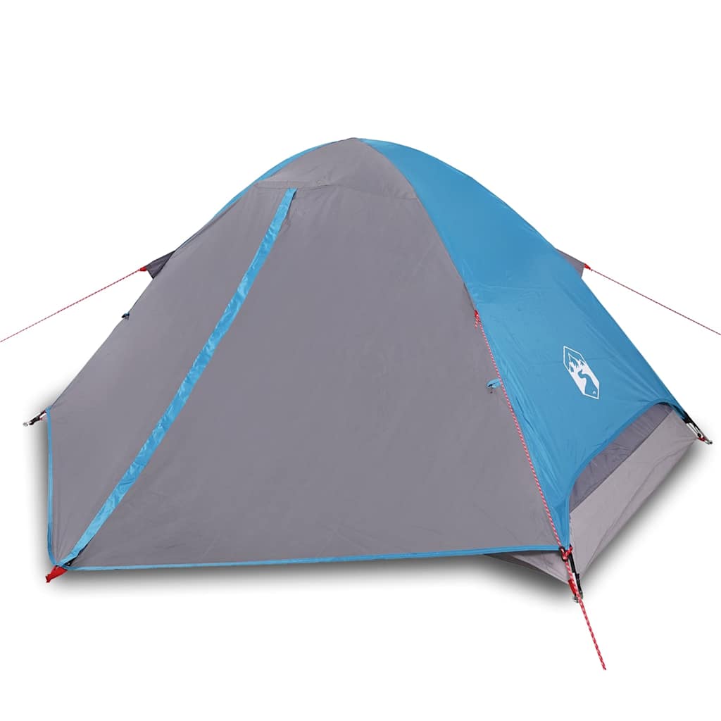 vidaXL Kuppel-Campingzelt 4 Personen Blau Wasserdicht