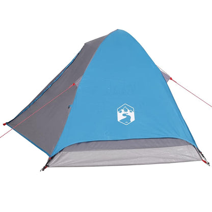 vidaXL Kuppel-Campingzelt 4 Personen Blau Wasserdicht
