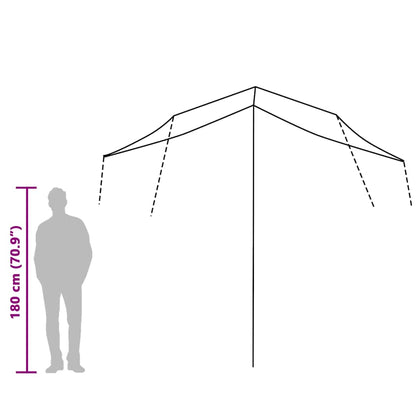 vidaXL Tarp Grün 300x294 cm Wasserdicht