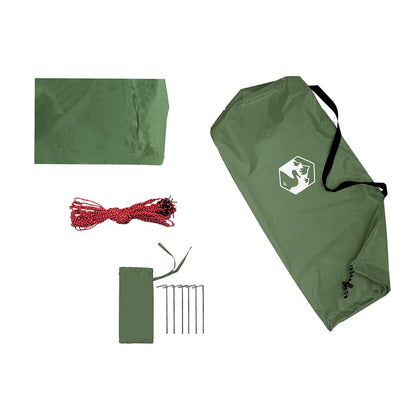 vidaXL Tarp Grün 500x294 cm Wasserdicht