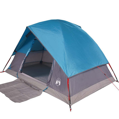vidaXL Kuppel-Campingzelt 2 Personen Blau Wasserdicht