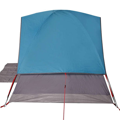 vidaXL Kuppel-Campingzelt 4 Personen Blau Wasserdicht