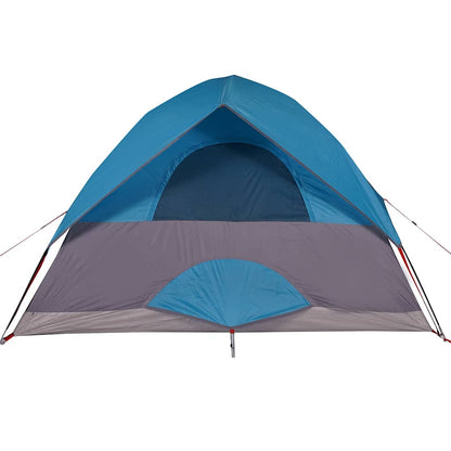 vidaXL Kuppel-Campingzelt 4 Personen Blau Wasserdicht